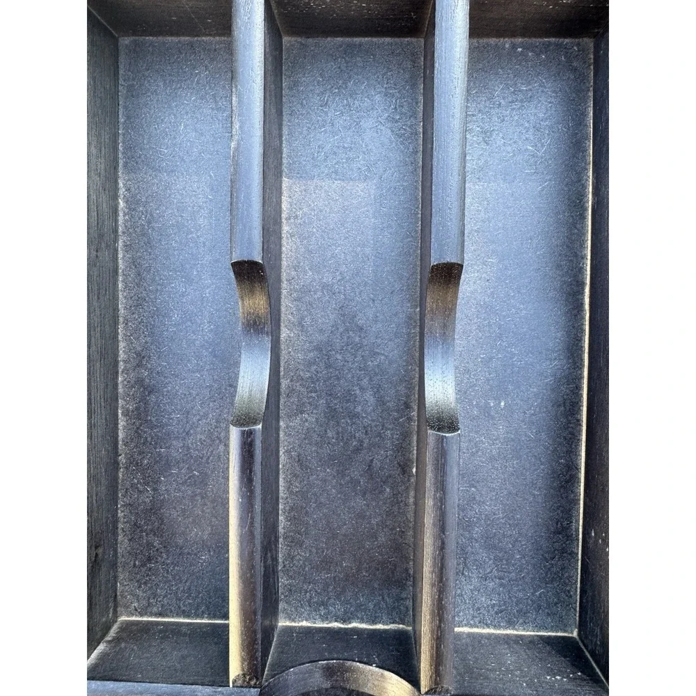 Black Flatware‎ Organizer Tray Mikasa Silverware Drawer Insert Utensil Holder